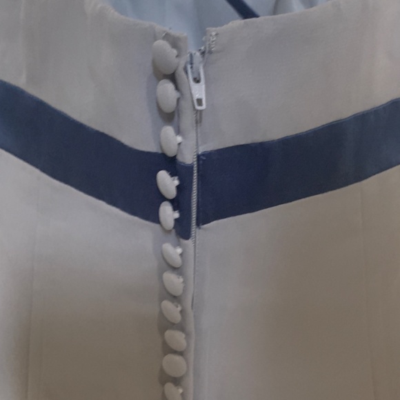 New Alfred Angelo bridesmaid top Size 12 cornflower - Picture 2 of 7